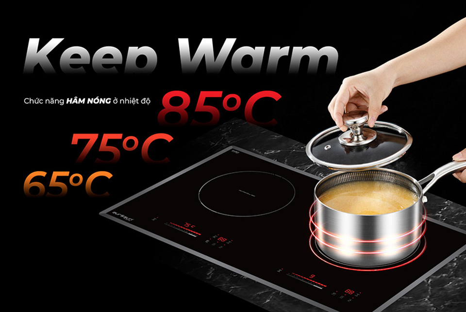 Chức năng hâm nóng Bếp Từ Eurosun EU-T210Max