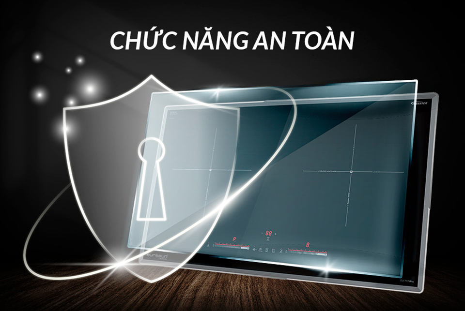 Chức năng an toàn Bếp Từ Eurosun EU-T396Pro