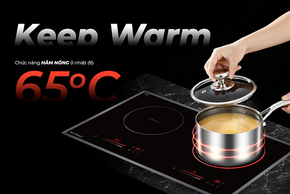 Chức năng hâm nóng của Bếp Từ Eurosun EU-T710Pro