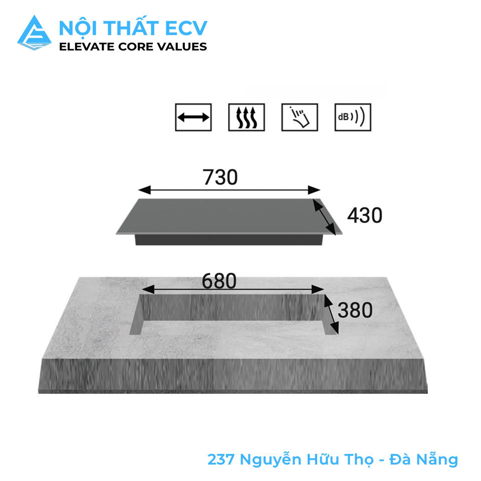 Bếp 2 Từ KAFF KF-HID7348II - Ảnh 2
