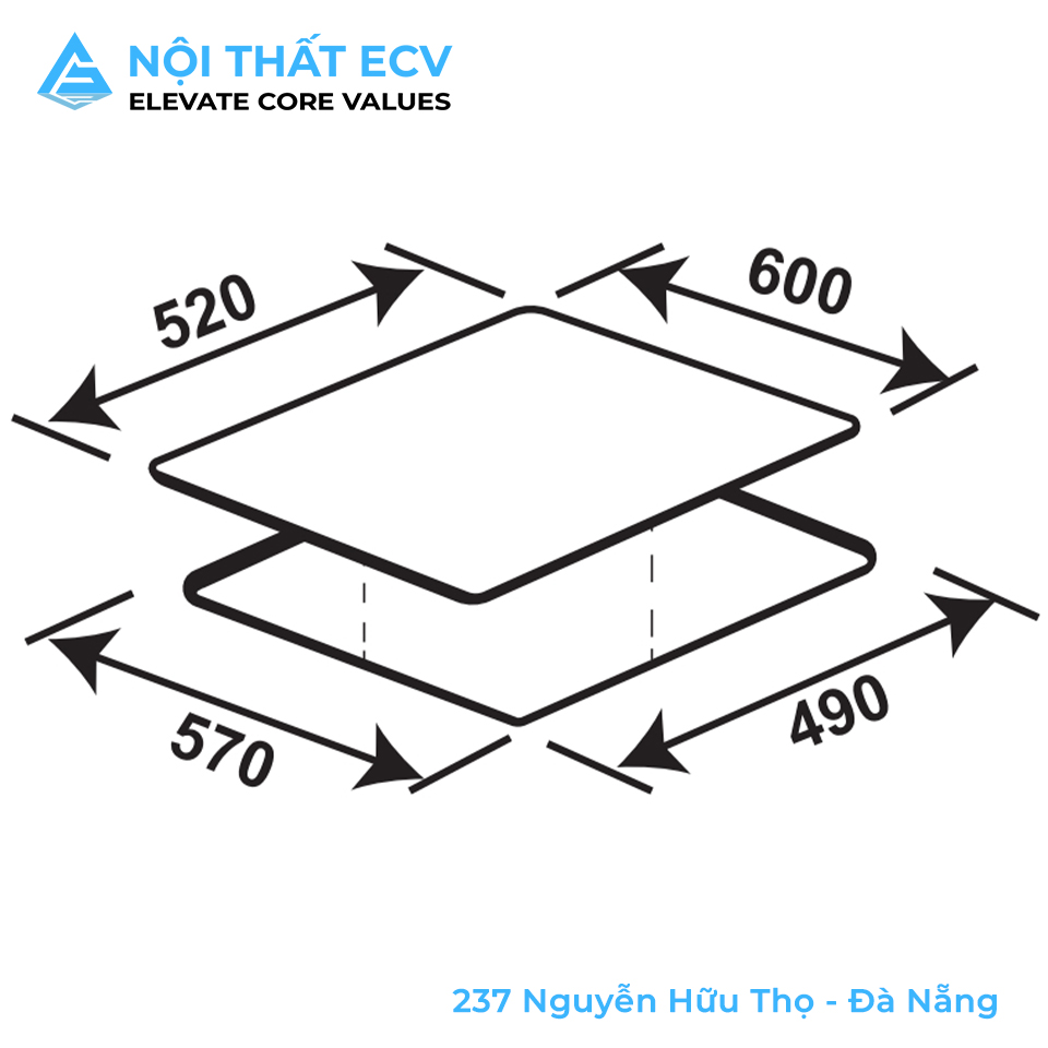 Bếp 3 Từ KAFF KF-SQ5463I Fabio - Ảnh 2