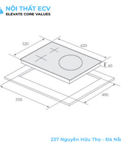 Alternative view of Bếp Từ 3 Vùng Nấu EU-T906G