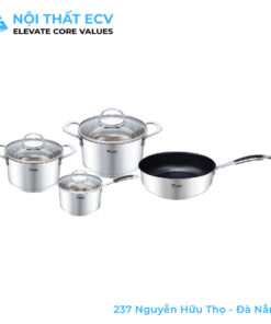 Bộ Nồi 4 Món Inox 304 Cao Cấp - Diamond 1166