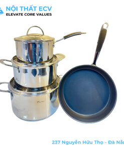 Alternative view of Bộ Nồi 4 Món Inox 304 Cao Cấp - Diamond 1166