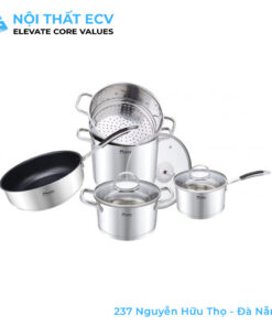 Bộ Nồi 5 Món Inox 304 Cao Cấp - Luxury 1169