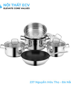 Bộ Nồi Inox-304 8 Món MC1702-Harmony