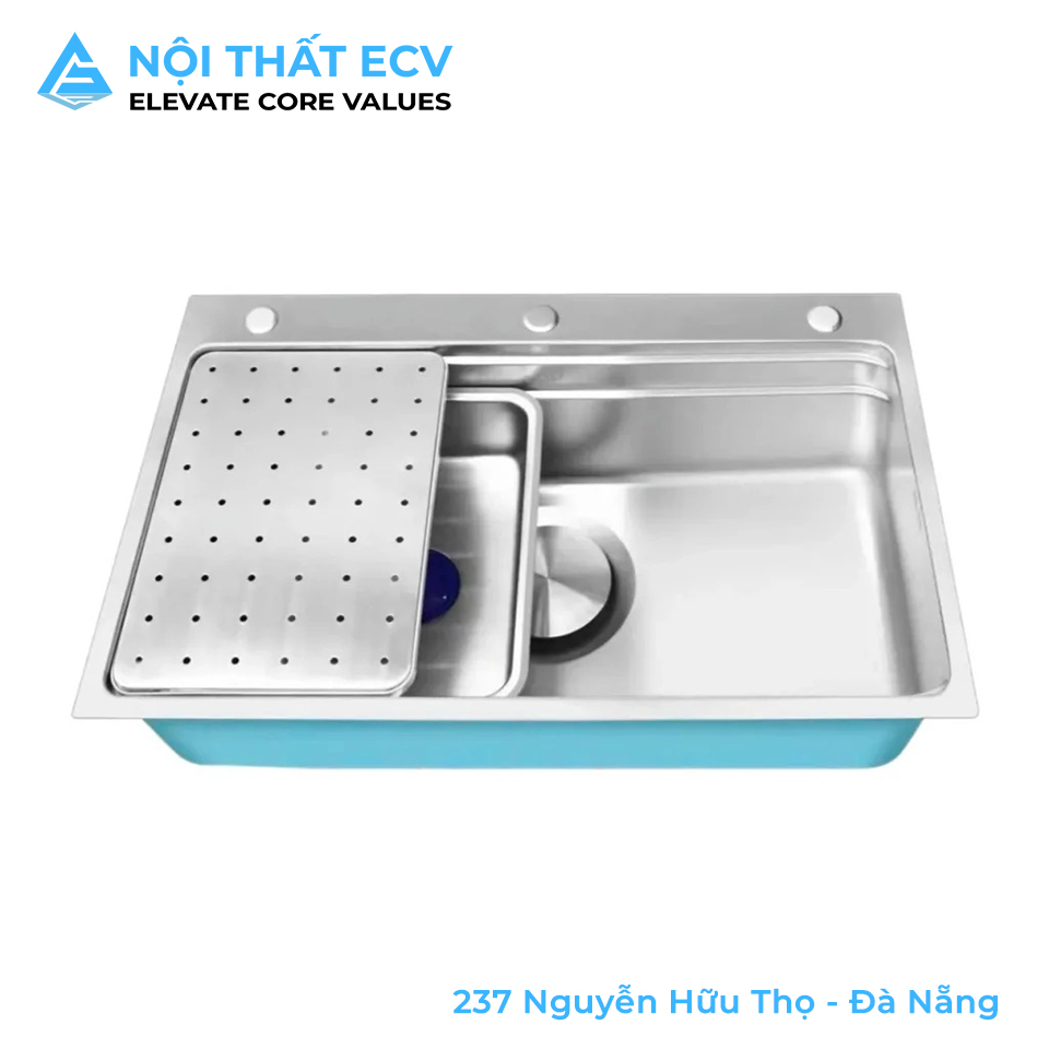 Chậu Rửa Bát 1 Hố Chống Xước SUS304 CX304-7848