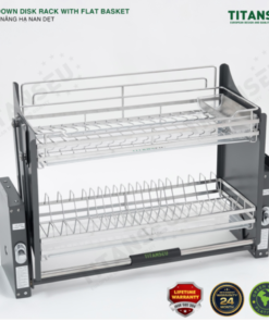 Alternative view of Giá Bát Nâng Hạ Nan Dẹt INOX SUS304 TITAN-Q70S TITANSEU