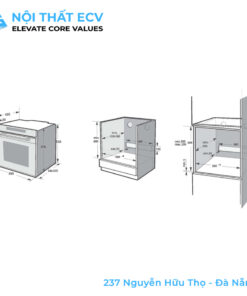 Alternative view of Lò Nướng Âm Tủ Eurosun EOV75TFT