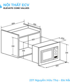 Alternative view of Lò Vi Sóng & Lò Nướng 2 In 1 Lắp Âm Tủ MWO-28EUR