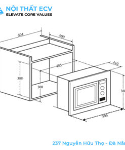 Alternative view of Lò Vi Sóng & Lò Nướng 2 In 1 Lắp Âm Tủ MWO-30EUR