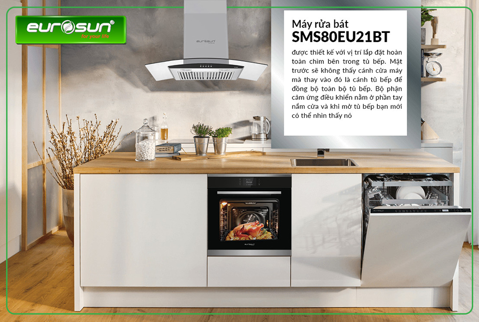 Máy Rửa Chén Bát SMS80EU21BT chính hãng tại ECV Home Đà Nẵng