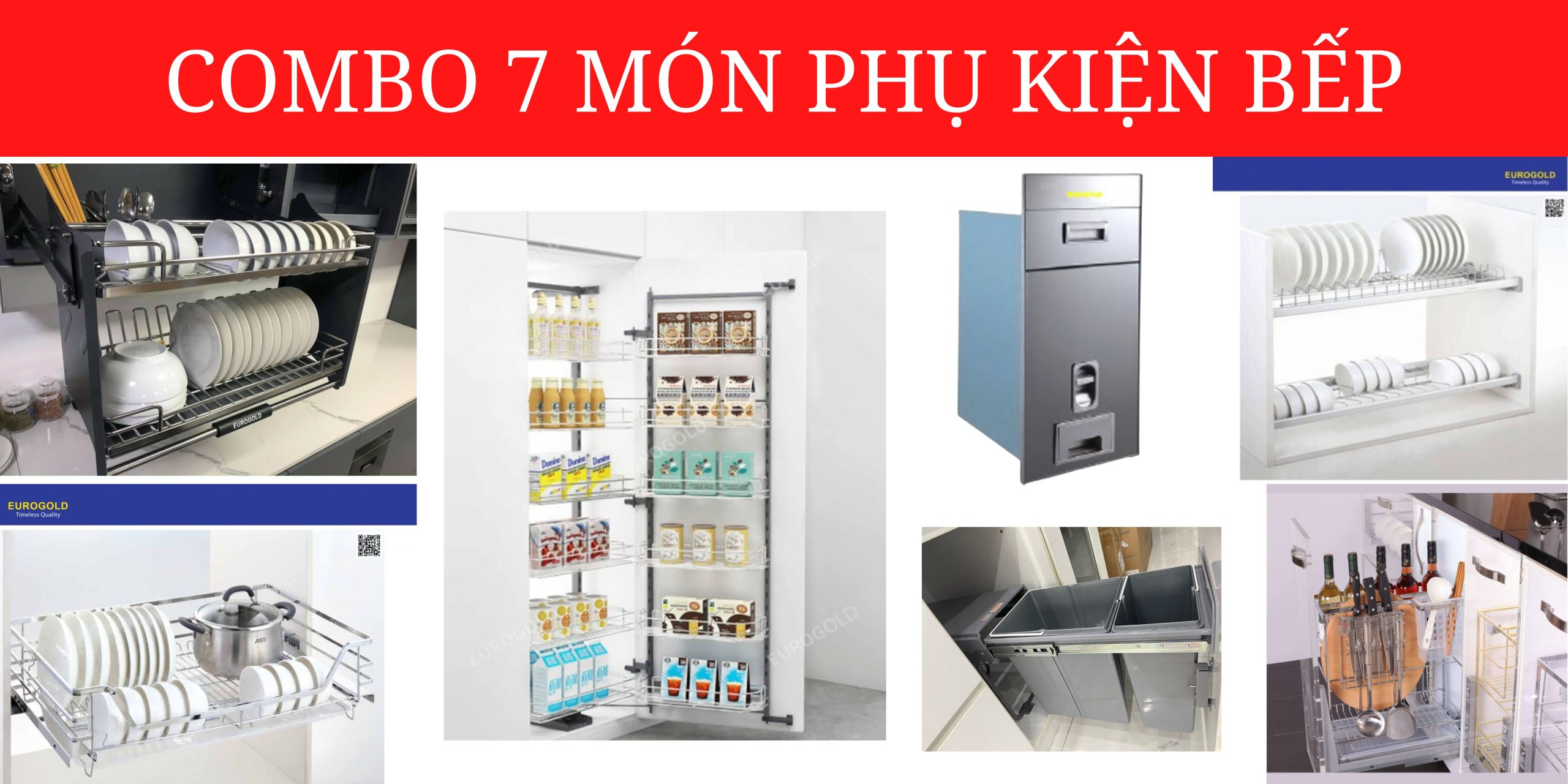 Tối Ưu Hóa Không Gian Tủ Bếp Nhỏ Với Phụ Kiện Eurogold Thông Minh - Hình 2